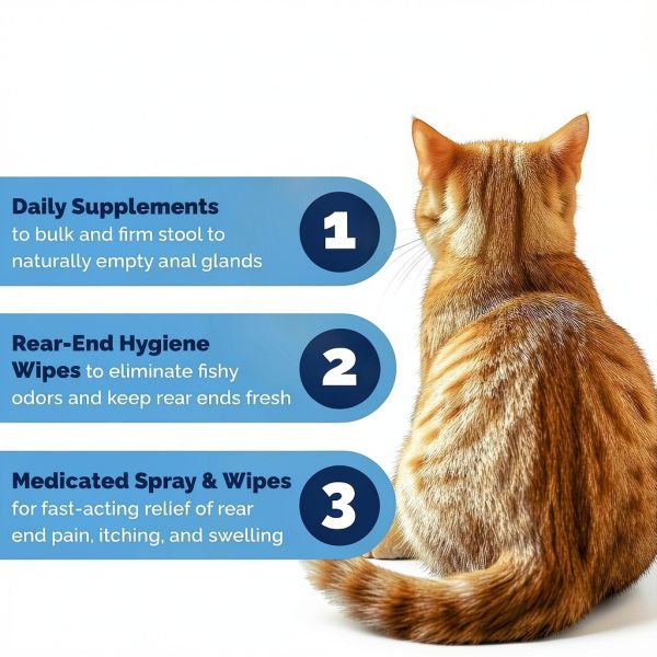 Glandex Cat Probiotic Powder Tuna Flavor 4oz Vetnique Labs-9
