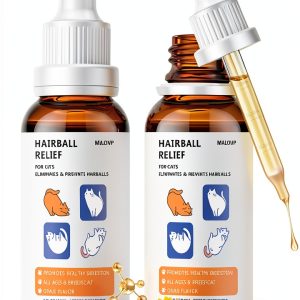 Hairball Treatment for Cats MALOVP Furball Remedy 2 Pack 60ml-0