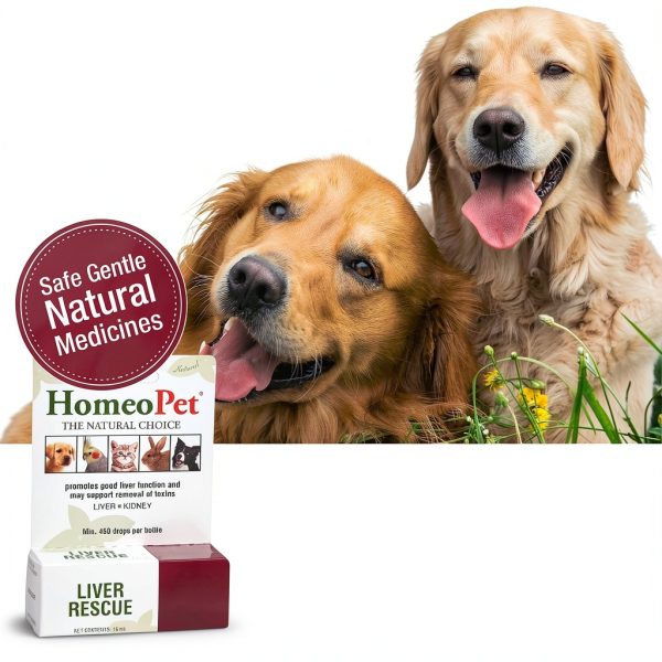 HomeoPet Liver Rescue Safe Natural Supplement 15ml for Cats Dogs-1