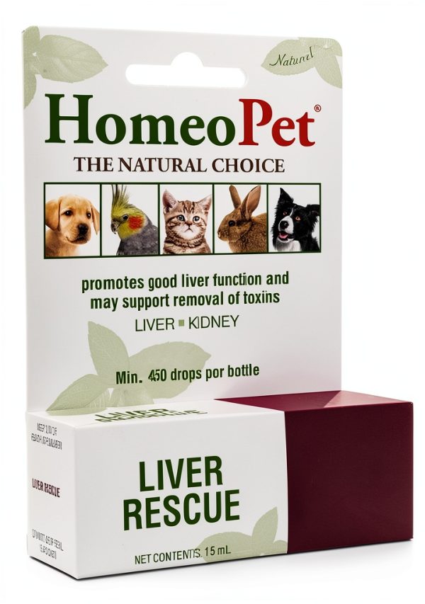 HomeoPet Liver Rescue Safe Natural Supplement 15ml for Cats Dogs-7