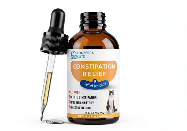 eduzebra Cat Constipation Relief Laxative Natural Stool Softener-5
