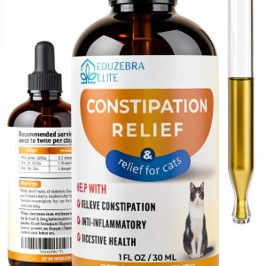 eduzebra Cat Constipation Relief Laxative Natural Stool Softener-0