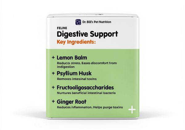 Cat Probiotic by Dr Bills Support with Ginger and 41 Ingredients-3