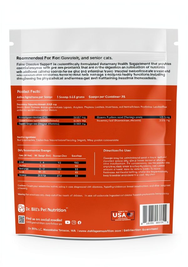 Cat Probiotic by Dr Bills Support with Ginger and 41 Ingredients-4
