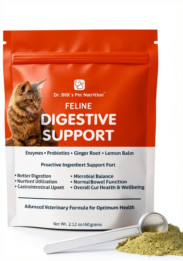 Cat Probiotic by Dr Bills Support with Ginger and 41 Ingredients-0