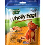 Emerald Pet Wholly Egg Digestive Health Cat Treats Moist Chicken 2.5oz-0
