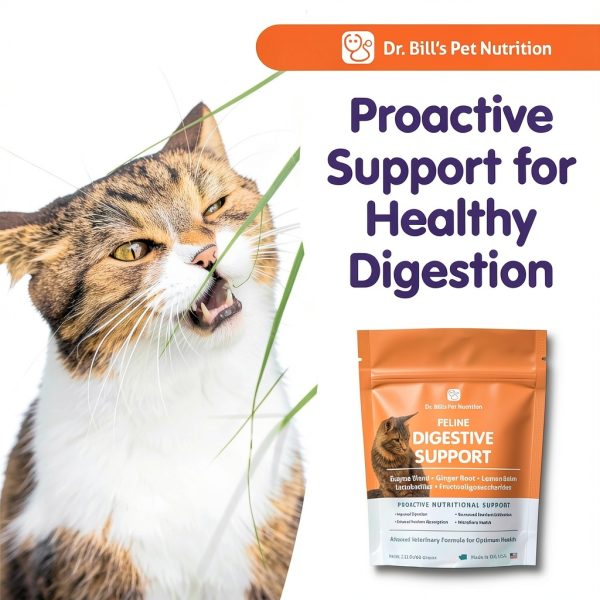 Cat Probiotic by Dr Bills Support with Ginger and 41 Ingredients-7