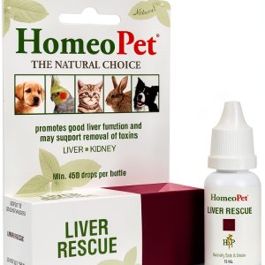 HomeoPet Liver Rescue Safe Natural Supplement 15ml for Cats Dogs-0
